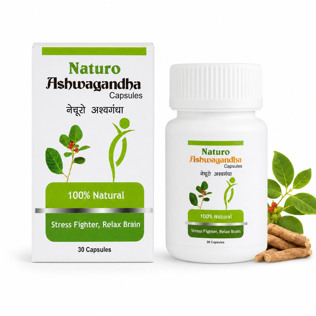 Naturo Ashwagandha Capsules NATURO Ashwagandha Capsules – Ayurvedic Stress Support | Natural Energy & Daily Wellness Formula | Direct Manufacturer Quality