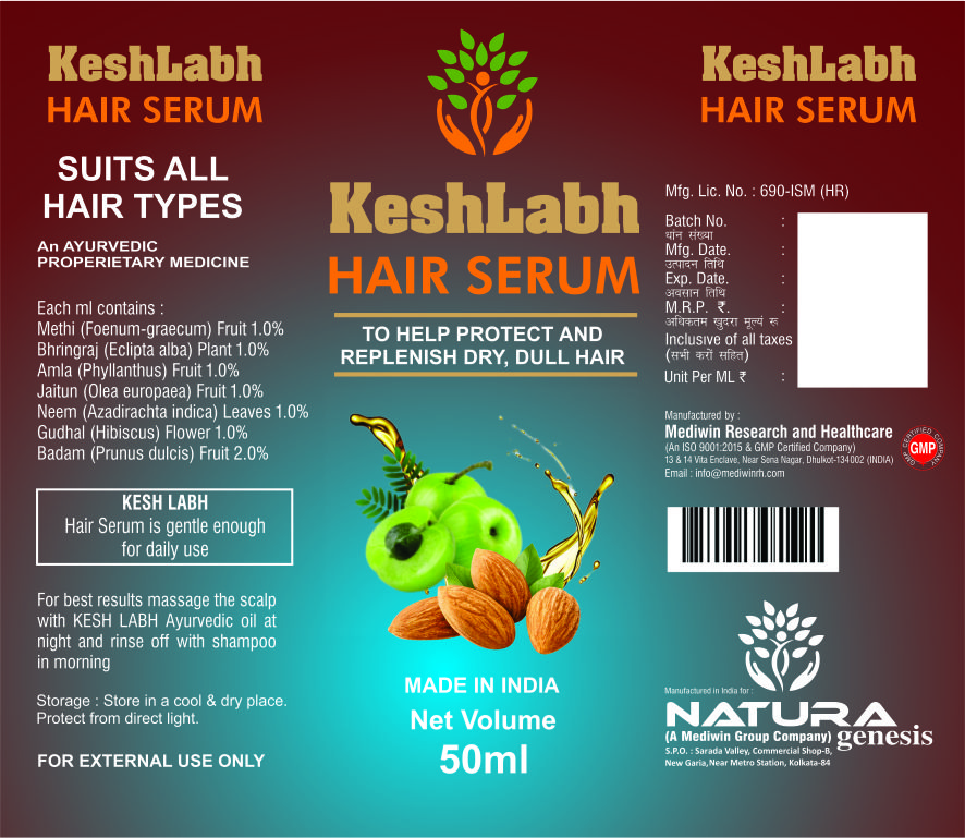 keshlabh 7 KESHLABH Herbal Hair Serum 50ml | Natural Hair Nourishing Serum | Smooth & Manageable Hair | Direct Manufacturer