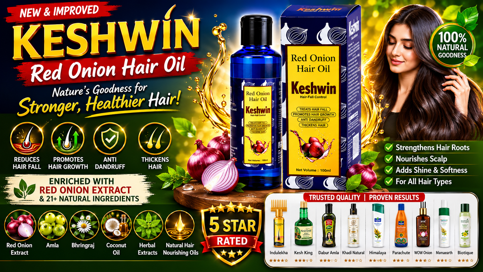 10 Best Herbal Hair Oils for Hair Growth in India