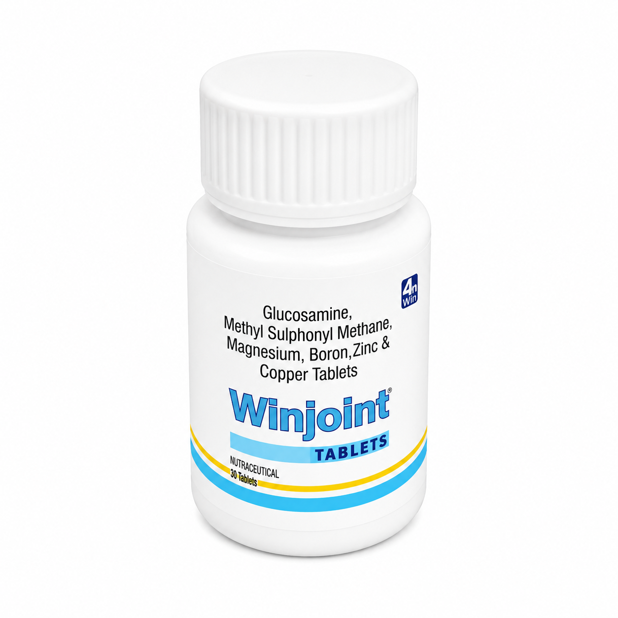 WINJOINT WinJoint Tablets | With Glucosamine Sulphate, MSM, Zinc, Copper, Boron & Manganese | Natural Joint Health Supplement for Cartilage, Bones, Flexibility & Mobility | Natura Genesis